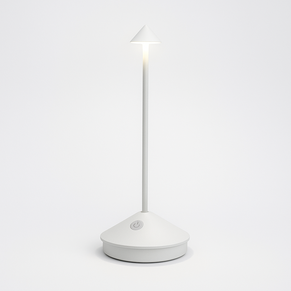 Minimalistische Dimbare Oplaadbare Tafellamp – Draadloze Waterdichte Verlichting voor Binnen en Buiten 0