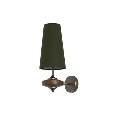 Minimalistische Wandlamp met Stoffen Kap in Groen, Rood of Wit – Sfeervolle Muurlamp voor Binnengebruik 1