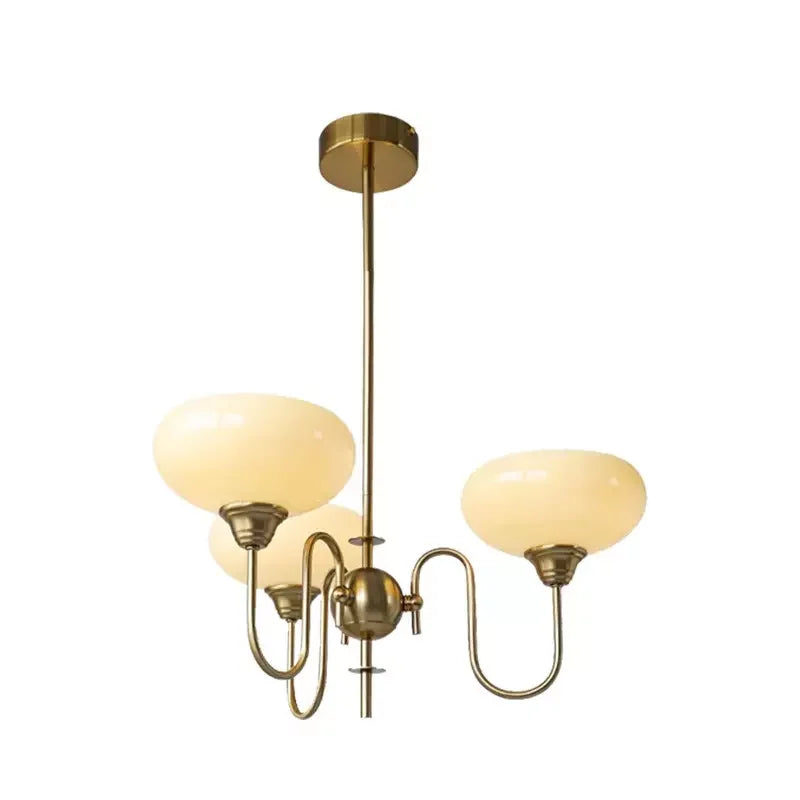 Moderne Crème Witte Plafondlamp – Bubble Glas Plafonniere voor Slaapkamer en Woonkamer, LED Geschikt 10