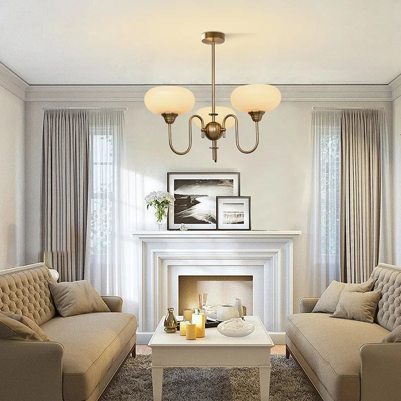 Moderne Crème Witte Plafondlamp – Bubble Glas Plafonniere voor Slaapkamer en Woonkamer, LED Geschikt 3