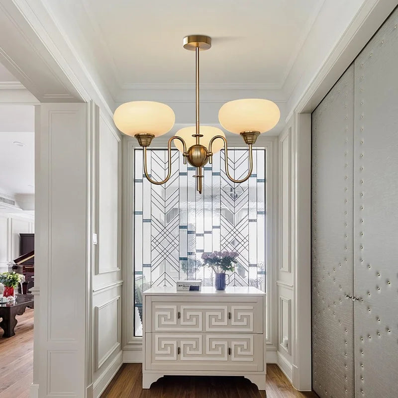 Moderne Crème Witte Plafondlamp – Bubble Glas Plafonniere voor Slaapkamer en Woonkamer, LED Geschikt 7