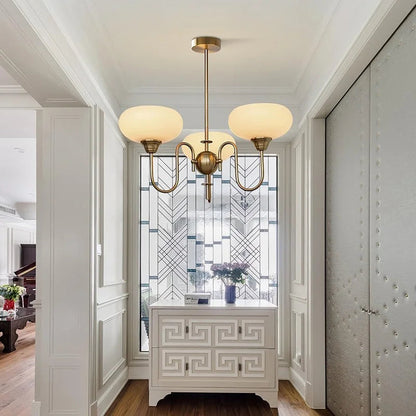 Moderne Crème Witte Plafondlamp – Bubble Glas Plafonniere voor Slaapkamer en Woonkamer, LED Geschikt 7