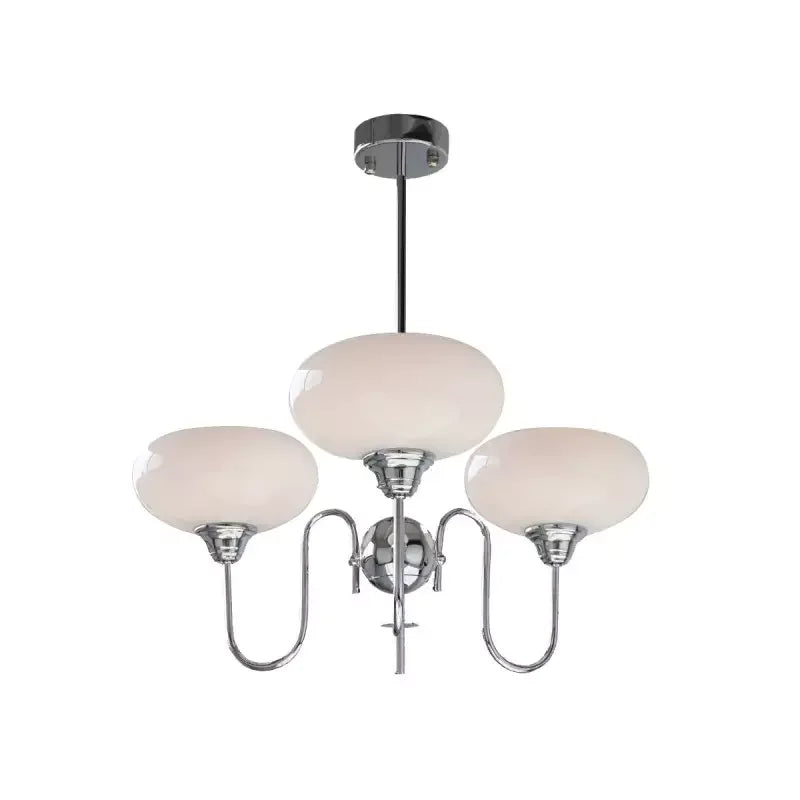 Moderne Crème Witte Plafondlamp – Bubble Glas Plafonniere voor Slaapkamer en Woonkamer, LED Geschikt 9