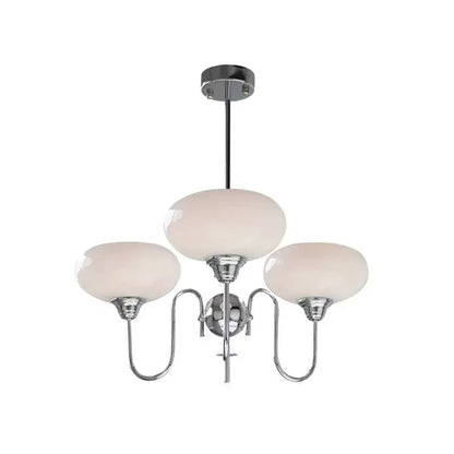 Moderne Crème Witte Plafondlamp – Bubble Glas Plafonniere voor Slaapkamer en Woonkamer, LED Geschikt 9