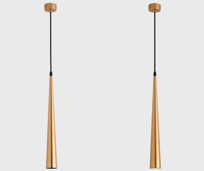 Moderne Dimbare LED-pendellamp van Aluminium – Kegelvormig Ontwerp voor Stijlvolle Verlichting 0