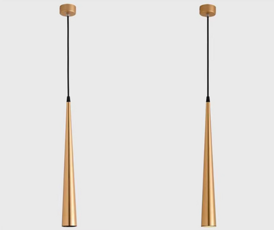 Moderne Dimbare LED-pendellamp van Aluminium – Kegelvormig Ontwerp voor Stijlvolle Verlichting 0