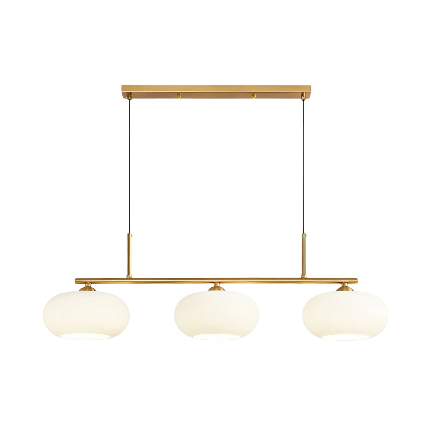 Moderne Driehoekige Hanglamp Gouden Afwerking – Verstelbare Hoogte voor Eettafel en Woonkamer Verlichting 0