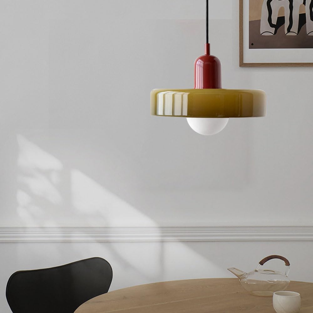 Moderne Dubbele Hanglamp van Glas met G9 Fitting voor Eettafel en Woonkamer - Zwart, 35 cm Diameter, Sfeervolle Verlichting 2