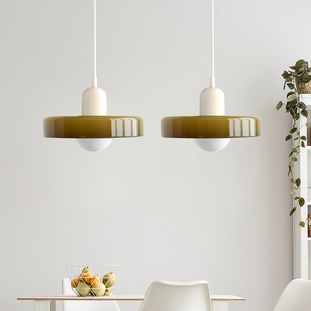 Moderne Dubbele Hanglamp van Glas met G9 Fitting voor Eettafel en Woonkamer - Zwart, 35 cm Diameter, Sfeervolle Verlichting 6