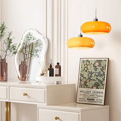 Moderne Glazen Hanglamp voor Eettafel en Woonkamer – Verstelbare Hoogte, Stijlvol Bauhaus Design 8