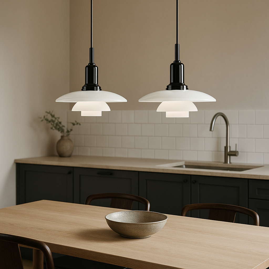 Moderne Hanglamp van Glas en Metaal voor Eettafel en Woonkamer – Verstelbare LED Verlichting met Sfeervolle Warmte 3