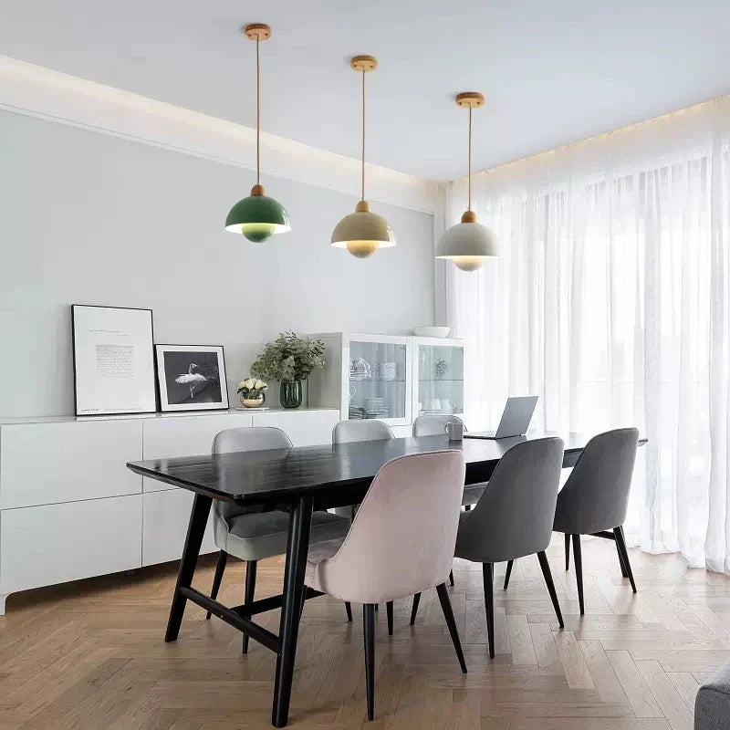Moderne Houten Hanglamp voor Eettafel en Woonkamer – Warm Licht en Stijlvol Design 2