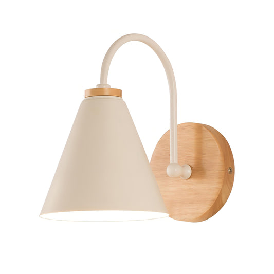 Moderne Houten Wandlamp met Scandinavisch Design – Elegante Muurlamp voor Binnen Verlichting 0