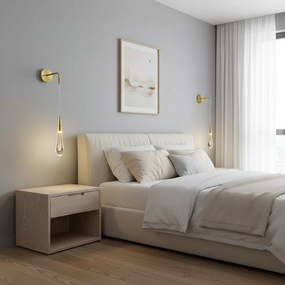 Moderne Kristallen Wandlamp met LED - Elegante Muurlamp voor Woonkamer en Slaapkamer 1