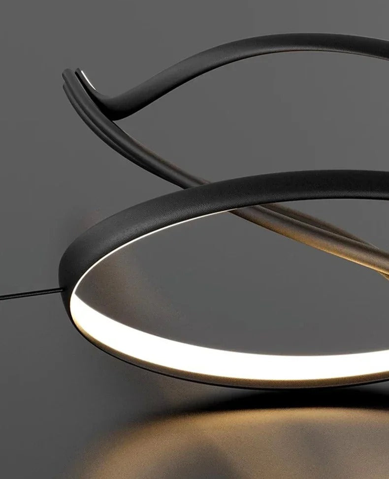 Moderne LED Hanglamp Eettafel met Afstandsbediening en Schakelbediening - Aluminium en Acryl, 3 Lichtmodi, Geschikt voor 10-15 m² 4