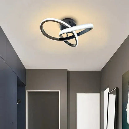 Moderne LED Plafondlamp met Dubbel Ring Design – Energiezuinig en Stijlvol voor Slaapkamer en Woonkamer 1