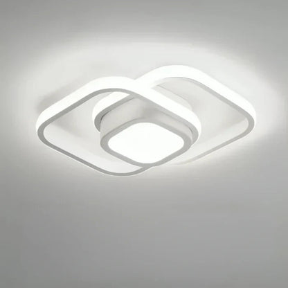 Moderne LED Plafondlamp met Dubbel Ring Design – Energiezuinig en Stijlvol voor Slaapkamer en Woonkamer 11