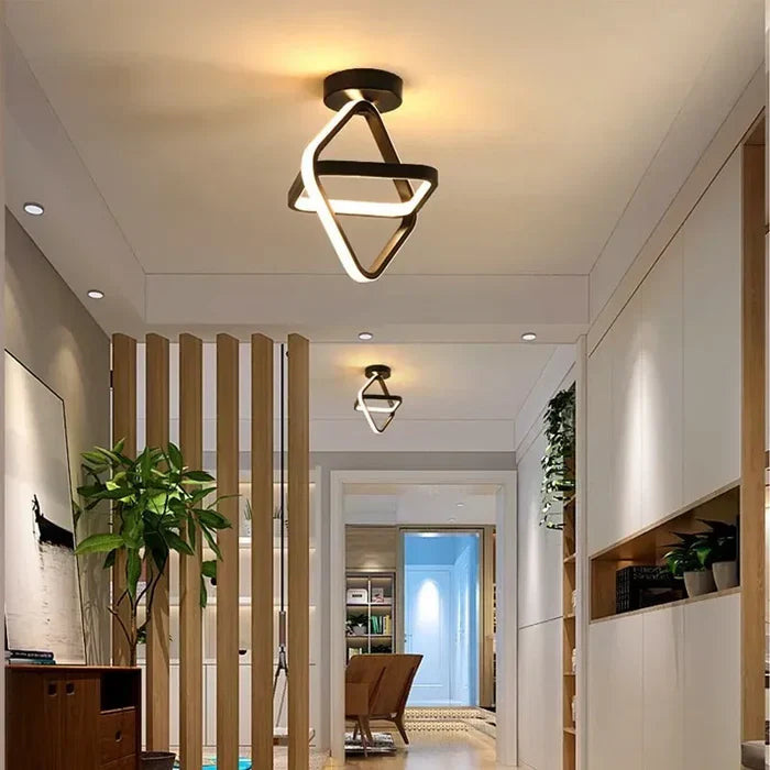 Moderne LED Plafondlamp met Dubbel Ring Design – Energiezuinig en Stijlvol voor Slaapkamer en Woonkamer 2