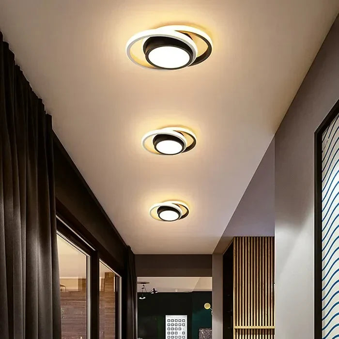 Moderne LED Plafondlamp met Dubbel Ring Design – Energiezuinig en Stijlvol voor Slaapkamer en Woonkamer 3