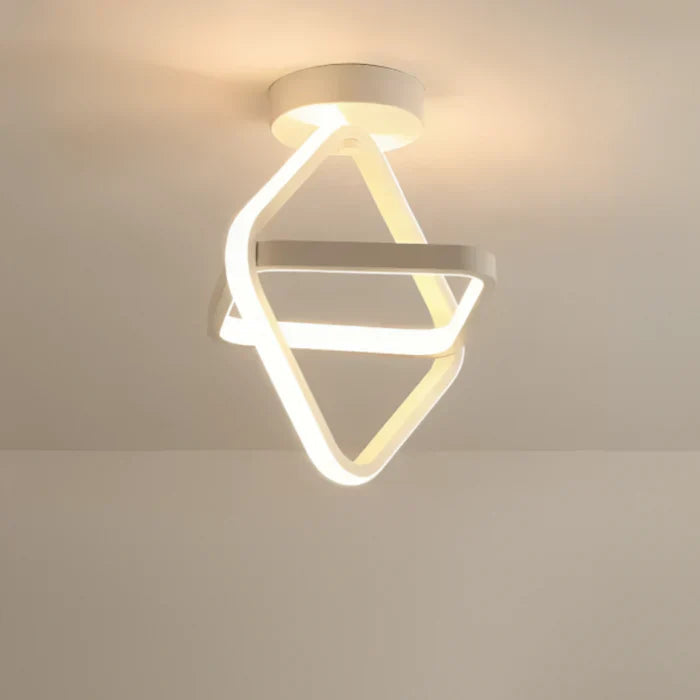 Moderne LED Plafondlamp met Dubbel Ring Design – Energiezuinig en Stijlvol voor Slaapkamer en Woonkamer 5