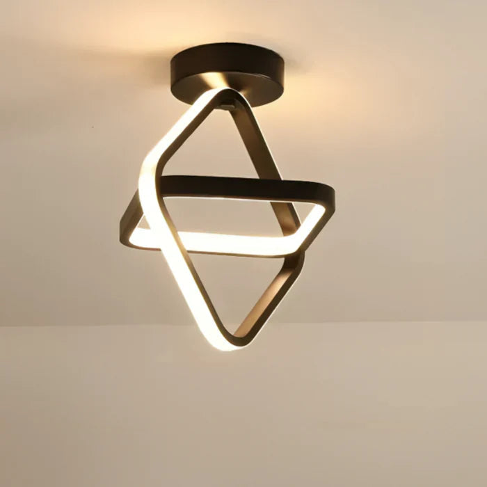Moderne LED Plafondlamp met Dubbel Ring Design – Energiezuinig en Stijlvol voor Slaapkamer en Woonkamer 6