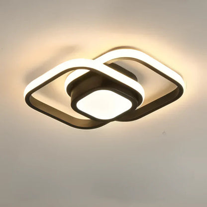 Moderne LED Plafondlamp met Dubbel Ring Design – Energiezuinig en Stijlvol voor Slaapkamer en Woonkamer 8