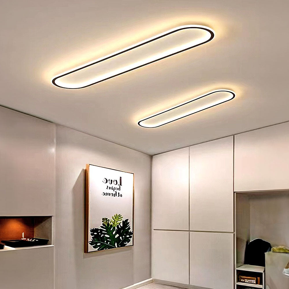 Moderne LED Plafondlamp met Minimalistisch Design voor Slaapkamer en Woonkamer - Neutraal, Geïntegreerde LED Verlichting 9