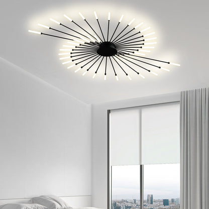 Moderne LED Plafondlamp met Spoetnik Ontwerp – 360 Graden Verlichting voor Hoge Plafonds 5
