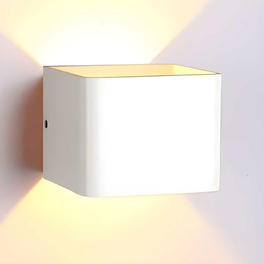 Moderne LED Wandlamp Zwart met Dubbele Lichtprojectie voor Hal en Slaapkamer - Compacte Muurlamp voor Sfeervolle Verlichting 2