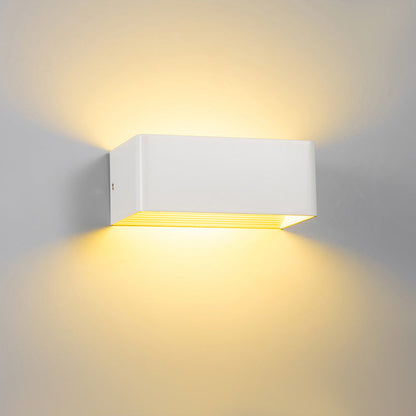 Moderne LED Wandlamp Zwart met Dubbele Lichtprojectie voor Hal en Slaapkamer - Compacte Muurlamp voor Sfeervolle Verlichting 4
