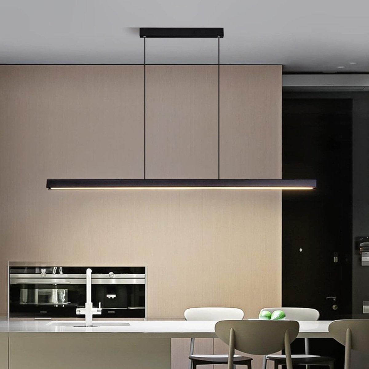 Moderne Linea Hanglamp met Dimbare LED en Geheugenfunctie – Verkrijgbaar in 80, 100 en 120 cm 0