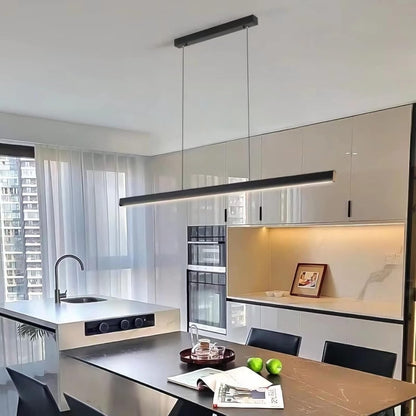 Moderne Linea Hanglamp met Dimbare LED en Geheugenfunctie – Verkrijgbaar in 80, 100 en 120 cm 2