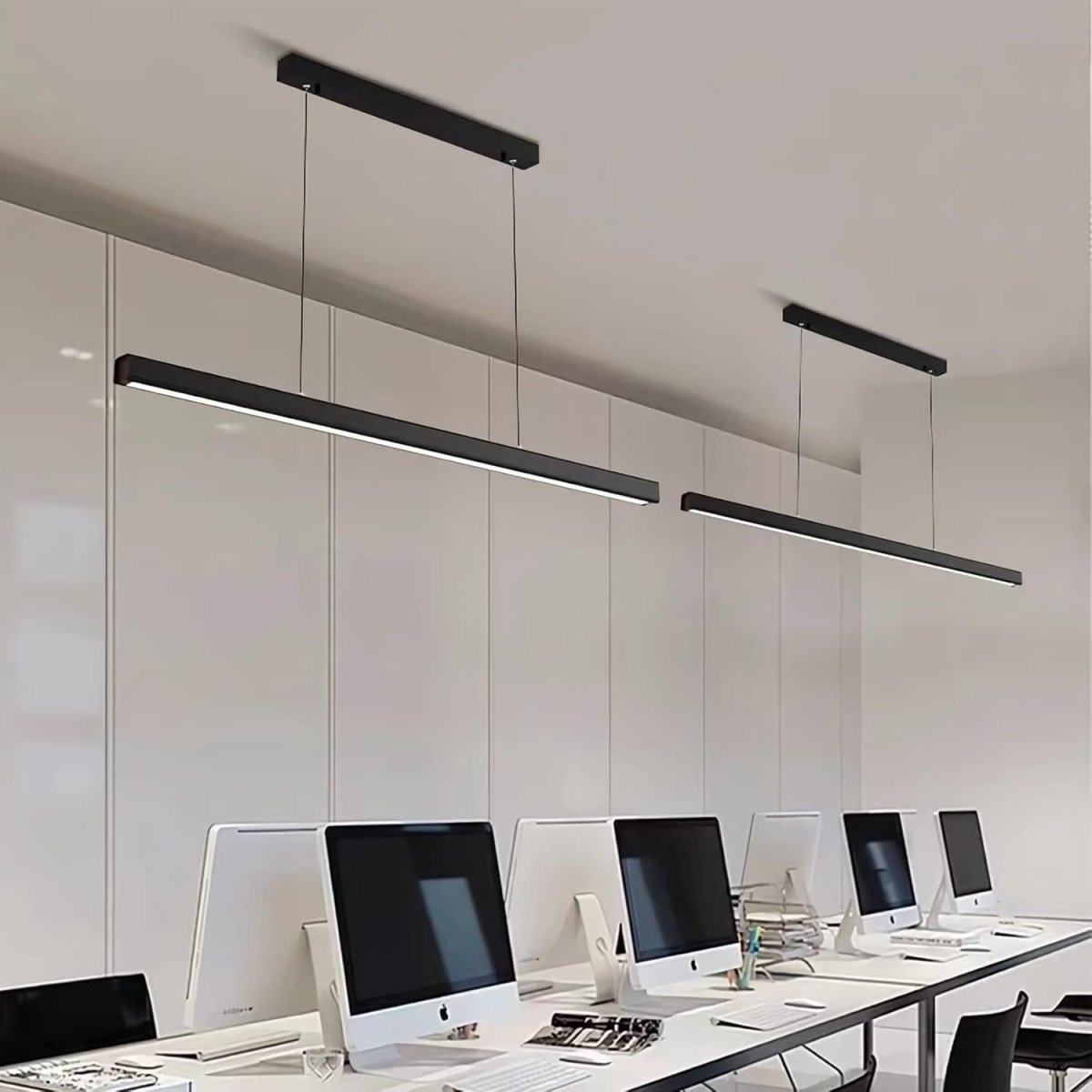 Moderne Linea Hanglamp met Dimbare LED en Geheugenfunctie – Verkrijgbaar in 80, 100 en 120 cm 4