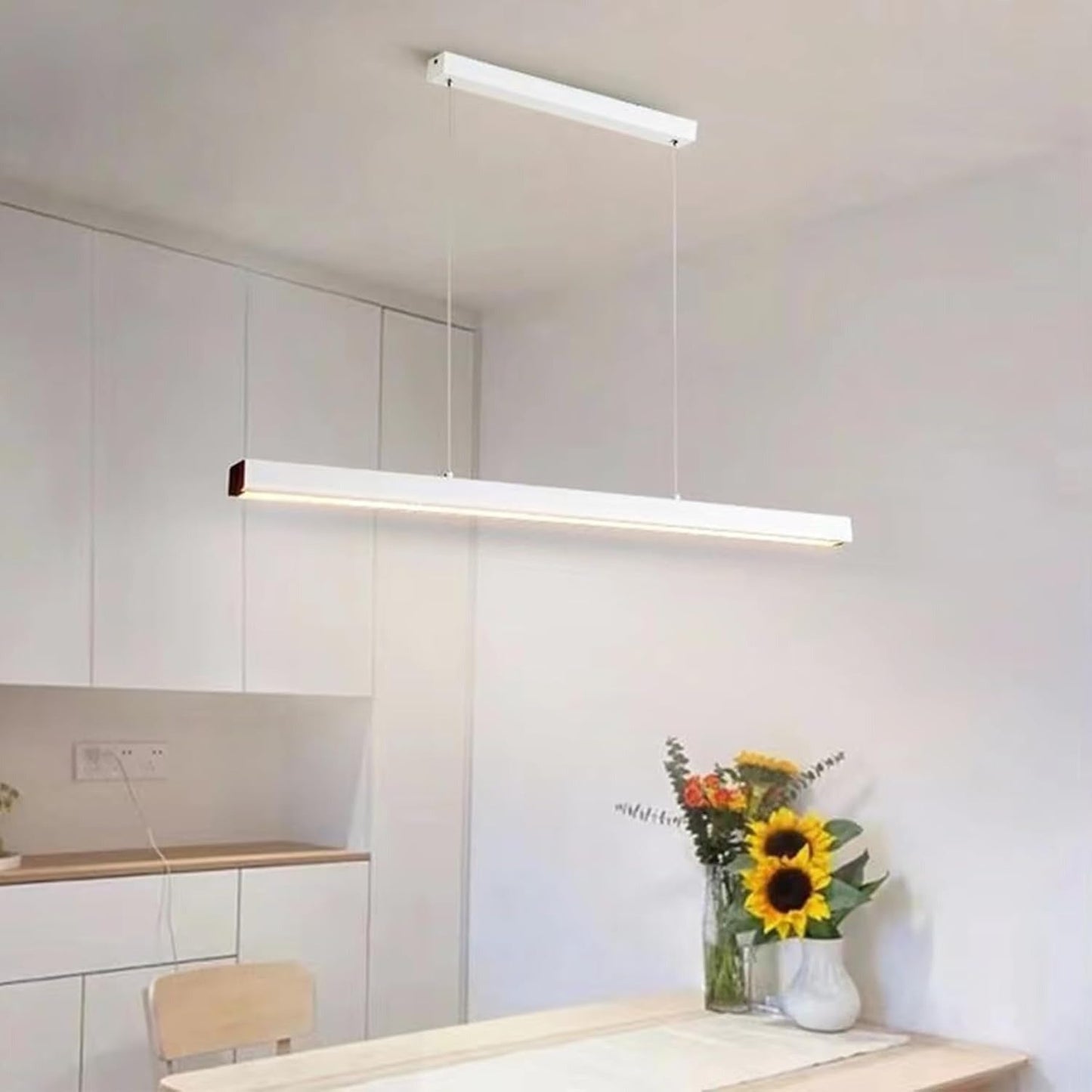 Moderne Linea Hanglamp met Dimbare LED en Geheugenfunctie – Verkrijgbaar in 80, 100 en 120 cm 6