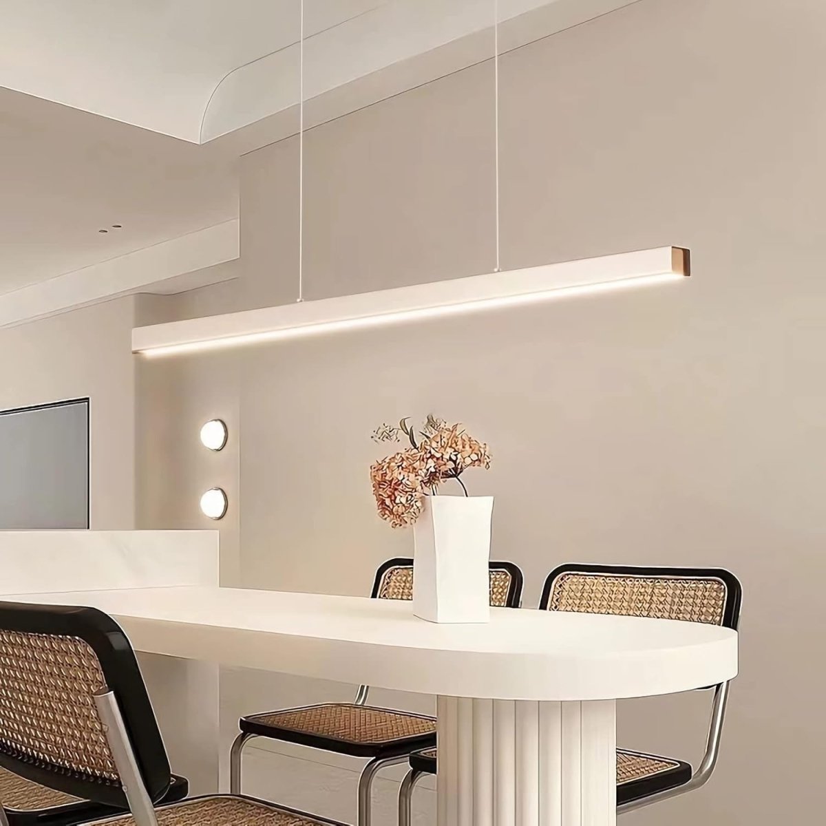 Moderne Linea Hanglamp met Dimbare LED en Geheugenfunctie – Verkrijgbaar in 80, 100 en 120 cm 7
