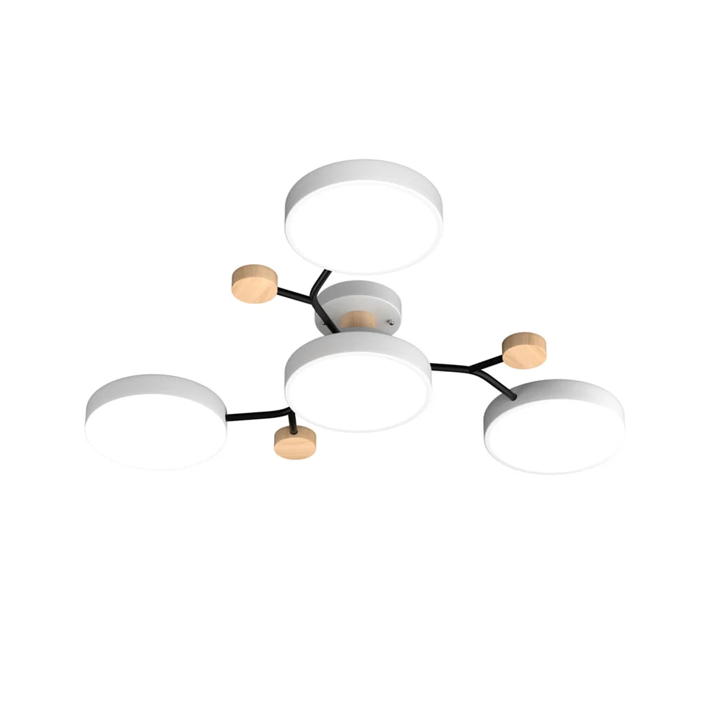 Moderne Moleculaire LED Plafondlamp 30 cm – Energiezuinige Plafonniere voor Slaapkamer en Woonkamer 0