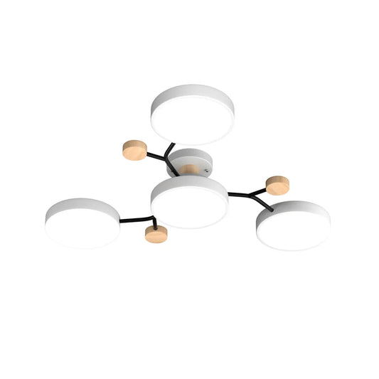 Moderne Moleculaire LED Plafondlamp 30 cm – Energiezuinige Plafonniere voor Slaapkamer en Woonkamer 0