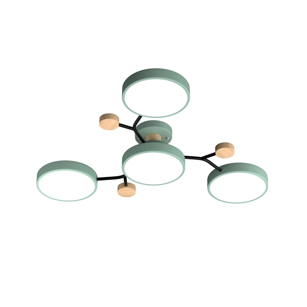 Moderne Moleculaire LED Plafondlamp 30 cm – Energiezuinige Plafonniere voor Slaapkamer en Woonkamer 11