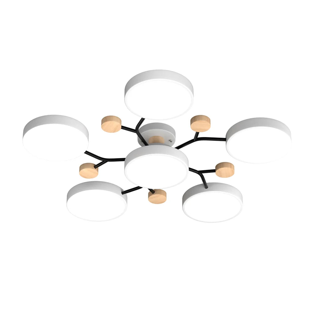 Moderne Moleculaire LED Plafondlamp 30 cm – Energiezuinige Plafonniere voor Slaapkamer en Woonkamer 14