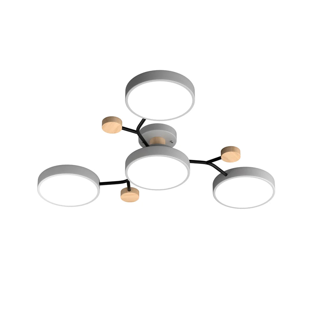 Moderne Moleculaire LED Plafondlamp 30 cm – Energiezuinige Plafonniere voor Slaapkamer en Woonkamer 8