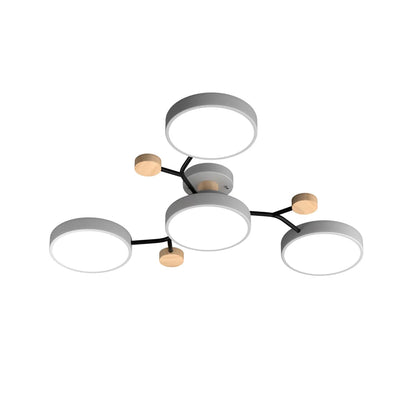 Moderne Moleculaire LED Plafondlamp 30 cm – Energiezuinige Plafonniere voor Slaapkamer en Woonkamer 8