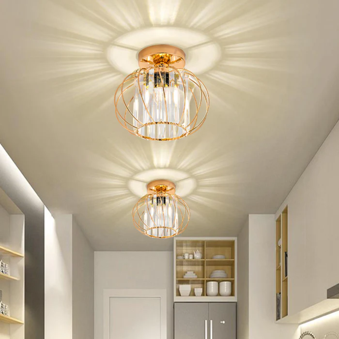 Moderne Plafondlamp Zwart van Glas – Elegante Plafonnière voor Sfeervolle Verlichting in Slaapkamer en Woonkamer 1