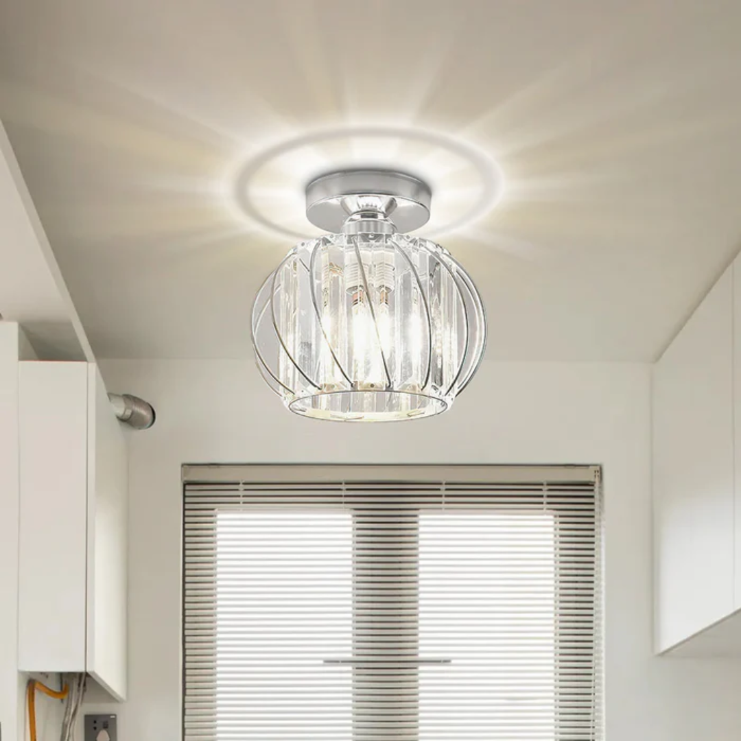 Moderne Plafondlamp Zwart van Glas – Elegante Plafonnière voor Sfeervolle Verlichting in Slaapkamer en Woonkamer 3