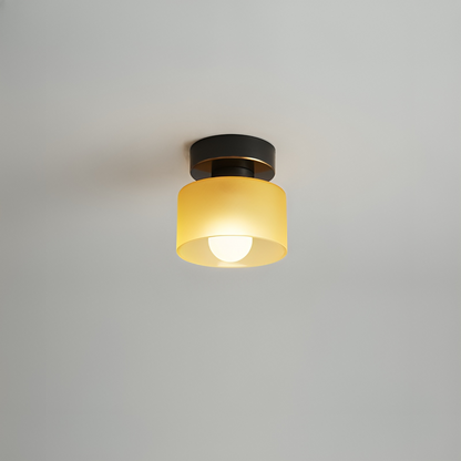 Moderne Plafondspot met Gouden Afwerking en LED Verlichting voor Elegante Sfeer – Compact Bauhaus Design 7