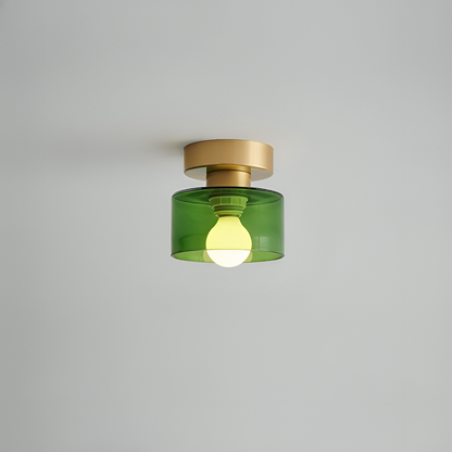 Moderne Plafondspot met Gouden Afwerking en LED Verlichting voor Elegante Sfeer – Compact Bauhaus Design 9