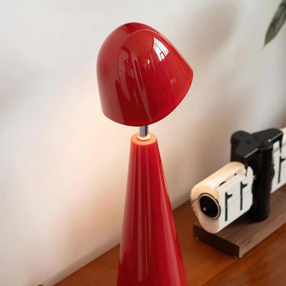 Moderne Tafellamp met Geometrisch Ontwerp en LED Verlichting - Verkrijgbaar in Rood, Oranje en Groen 8