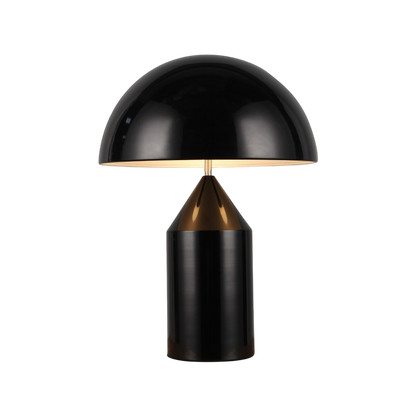 Moderne Tafellamp met Sculpturaal Metaal en Acryl Kap - Warm LED Licht - D35xH52cm voor Elegante Sfeer 0