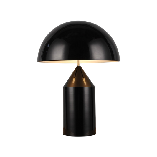 Moderne Tafellamp met Sculpturaal Metaal en Acryl Kap - Warm LED Licht - D35xH52cm voor Elegante Sfeer 0