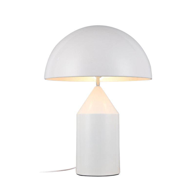 Moderne Tafellamp met Sculpturaal Metaal en Acryl Kap - Warm LED Licht - D35xH52cm voor Elegante Sfeer 8