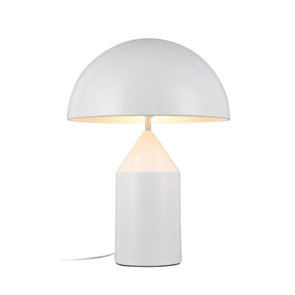 Moderne Tafellamp met Sculpturaal Metaal en Acryl Kap - Warm LED Licht - D35xH52cm voor Elegante Sfeer 8